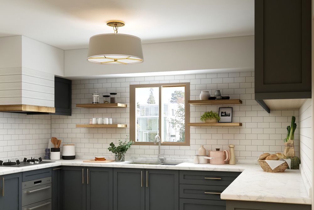 Kitchen renovation with custom cabinetry